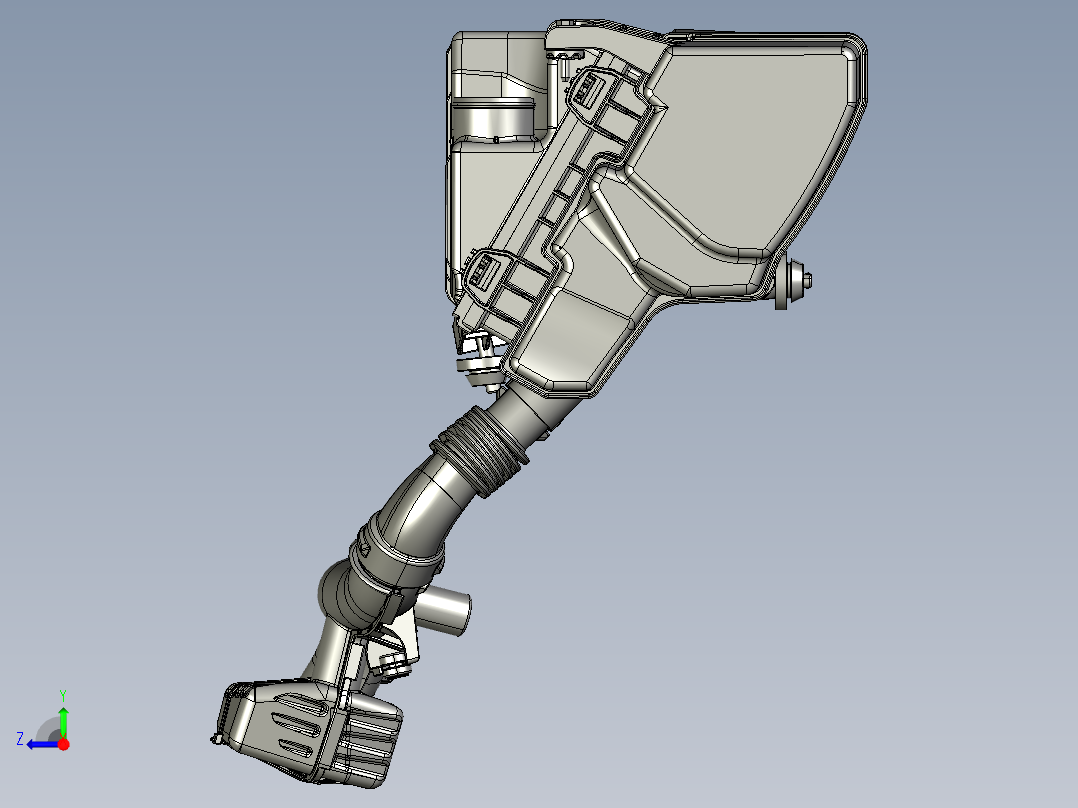汽车空气过滤总成右视图