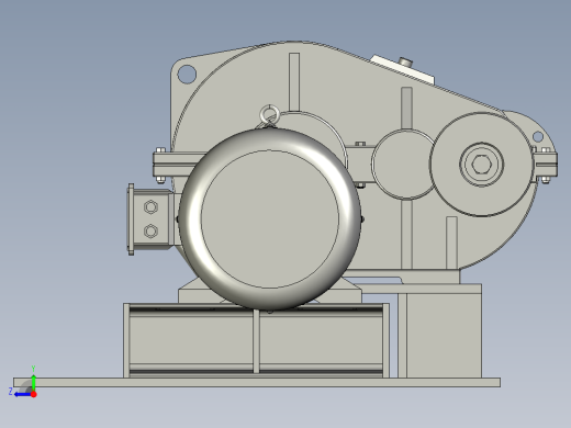 PZ3-MZ03-01D-00电机减速机总成D型右视缩略图