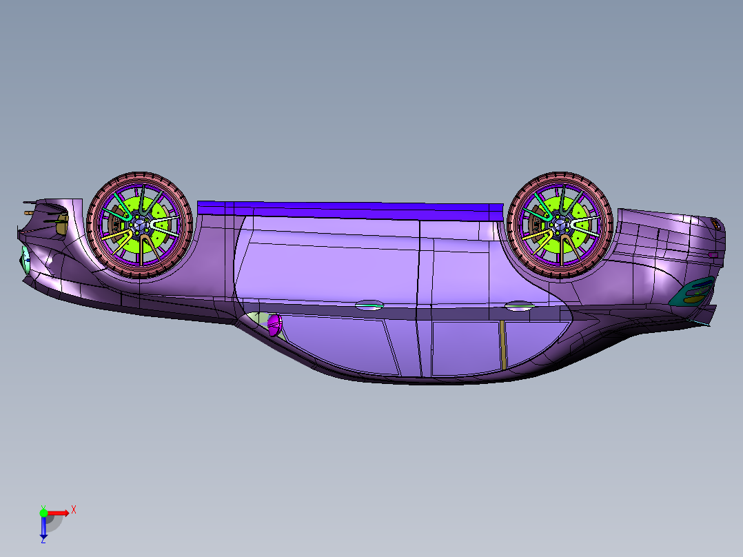 奔驰AMG-E43特别版俯视图
