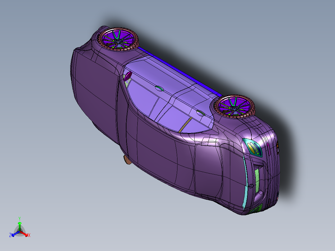 奔驰AMG-E43特别版正等轴测图