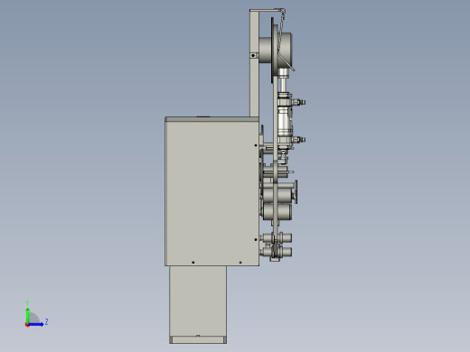 连体生产组装线-GPHD108-切膠紙總成左视缩略图