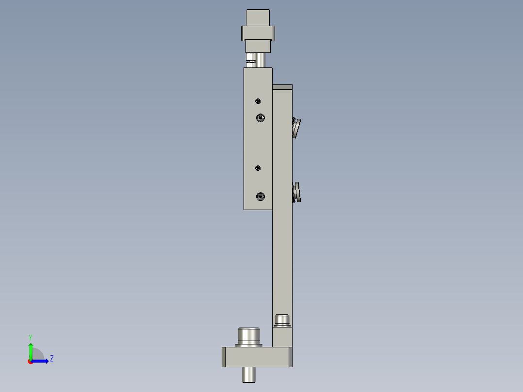 XM-02-04超声波顶板左视图