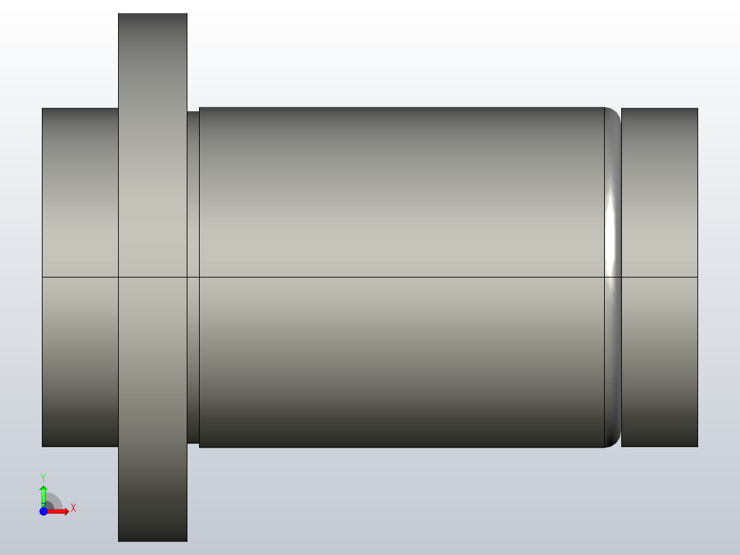 直线轴承LHFR-MX25前视图