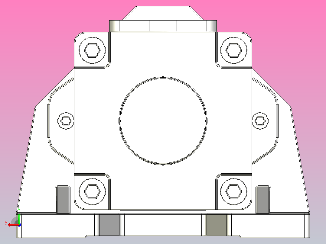 PV2R3底座安装型油泵[PV2R3-60-L-RBB]后视图