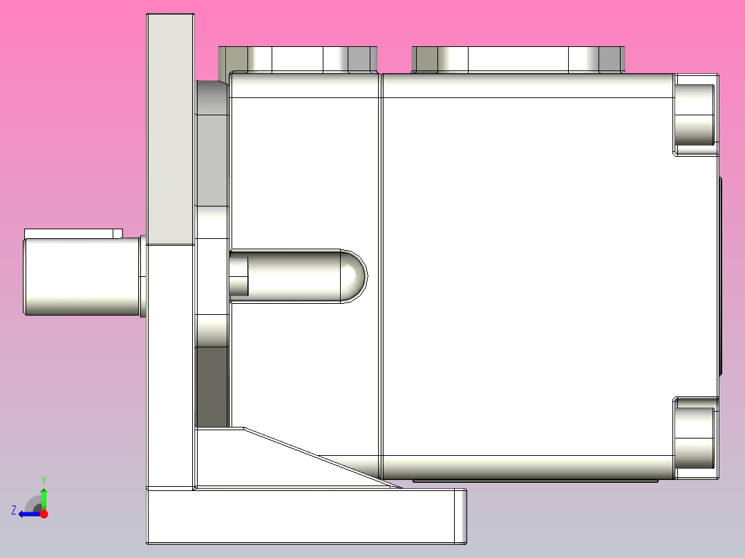 PV2R3底座安装型油泵[PV2R3-60-L-RBB]右视图