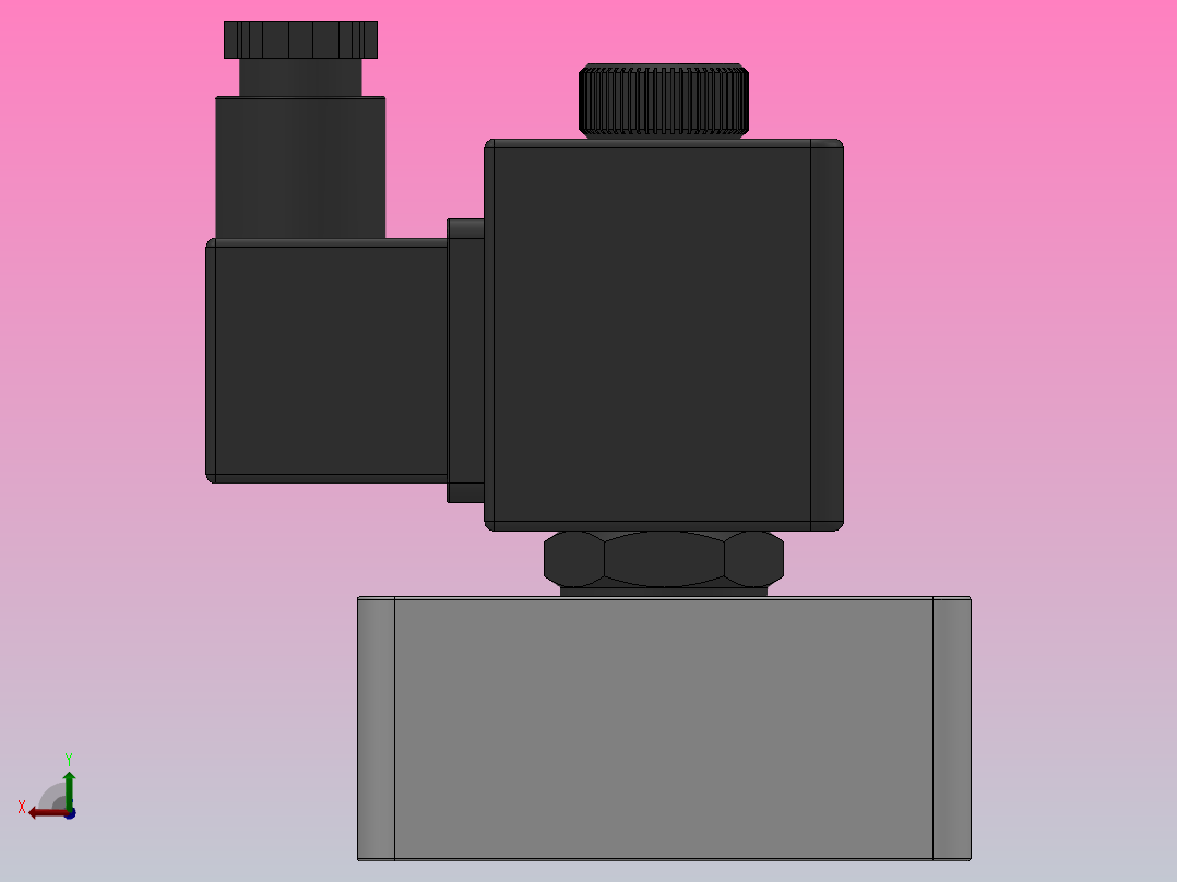 管接式电控换向阀[XQ220480.0]后视图