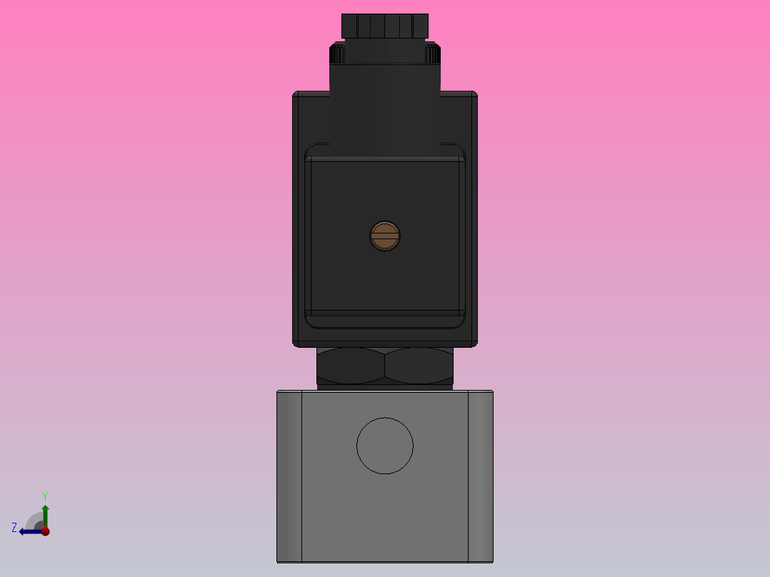 管接式电控换向阀[XQ220480.0]右视图