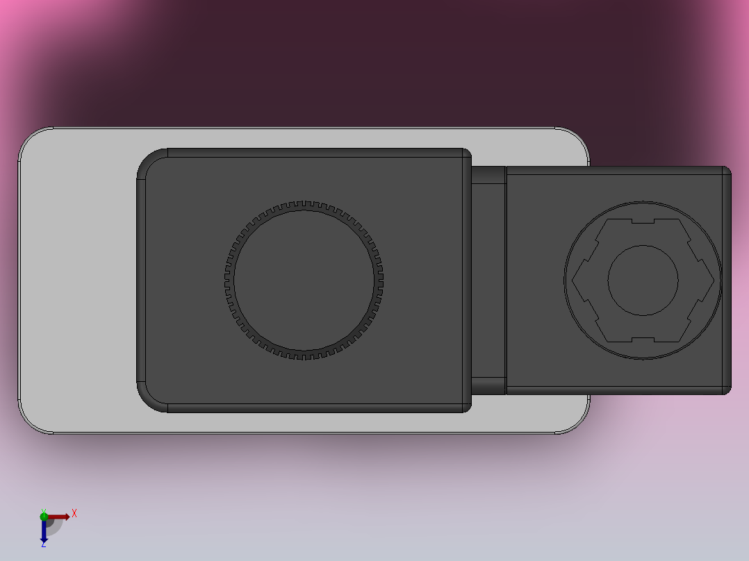 管接式电控换向阀[XQ220480.0]俯视图