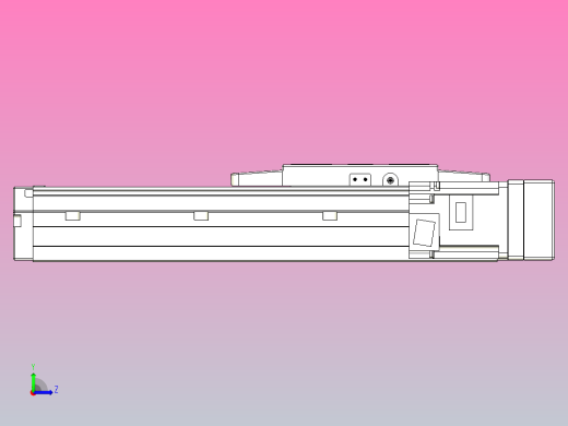 滚珠丝杠直线轴内置导轨TPA-GCR-120-1610C-L150-MR-M40-N3左视缩略图