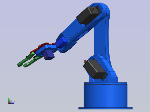 7 自由度机械臂左视缩略图