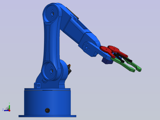 7 自由度机械臂右视缩略图