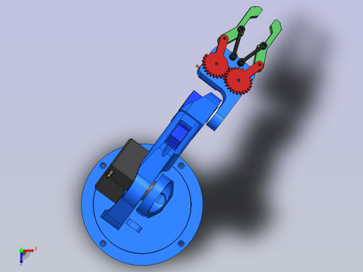 7 自由度机械臂俯视缩略图