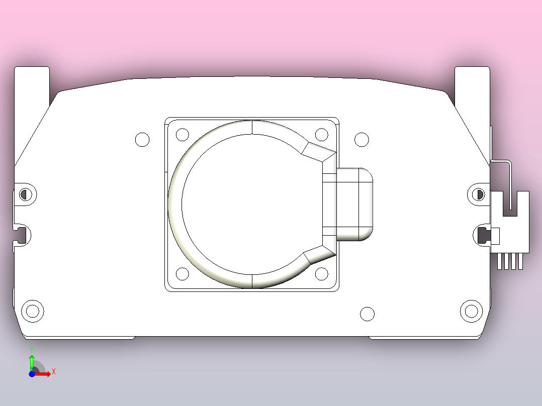 MTH17标准螺杆滑台[MTH17-L#-800-BC-P40-C3]前视图