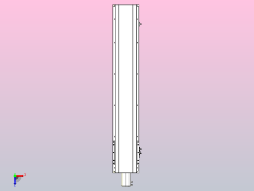 MTH17标准螺杆滑台[MTH17-L#-800-BC-P40-C3]俯视缩略图