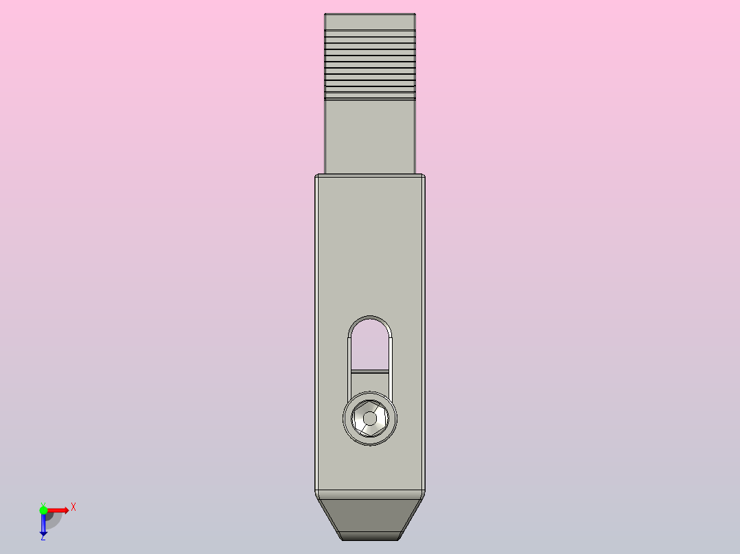 铣床夹具俯视图