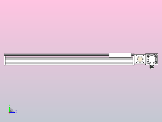 皮带直线轴半封闭可选导轨TPA-HNB-220D-176-L950-MR-C-P1K-N3左视缩略图