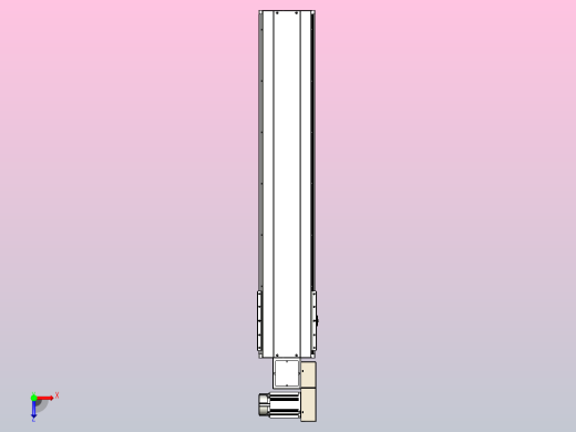 皮带直线轴半封闭可选导轨TPA-HNB-220D-176-L950-MR-C-P1K-N3俯视缩略图