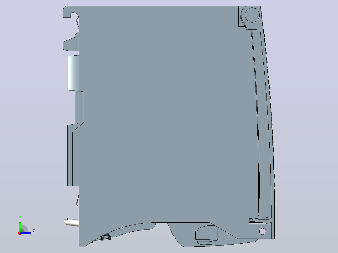 PLC S7-1500左视图