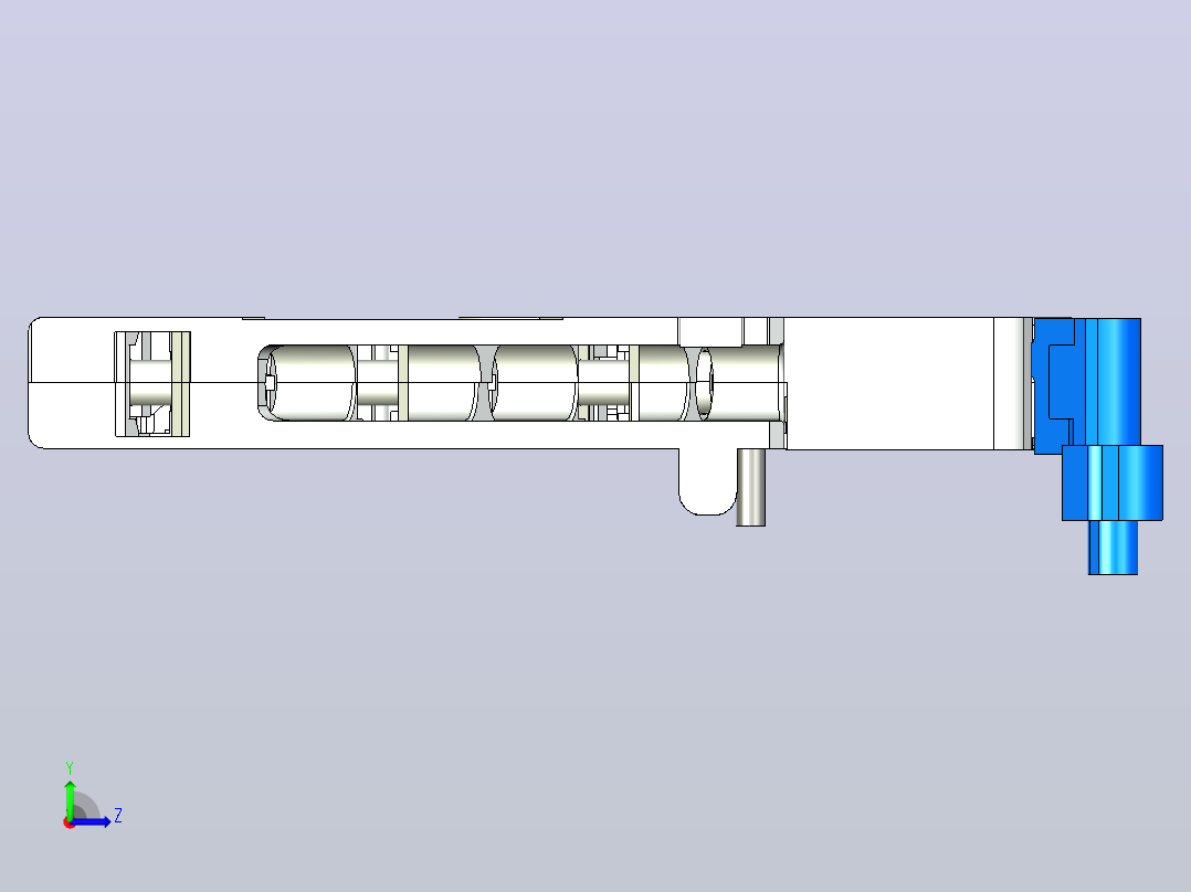 AX-5辅助触头三维模型202307左视图