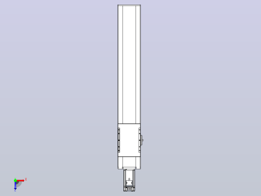 滚珠丝杠直线轴带导轨全封闭TPA-HCR-120D-1610C-L600-M-C-P40-N3俯视缩略图