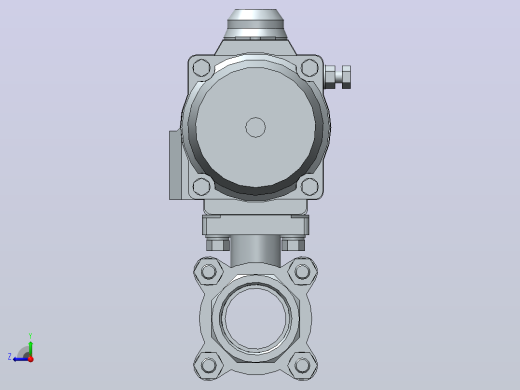 气动球阀8805_217266_2_2_and_3_2_way_ball_valve_with_pneumatic_rotary_actuator右视缩略图