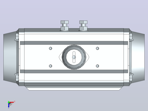 气动球阀8805_217266_2_2_and_3_2_way_ball_valve_with_pneumatic_rotary_actuator俯视缩略图