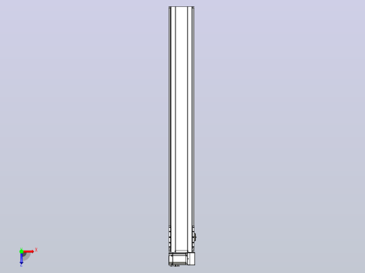 皮带直线轴半封闭可选导轨TPA-HNB-175D-140-L1400-RU-Y-P75-N3俯视缩略图
