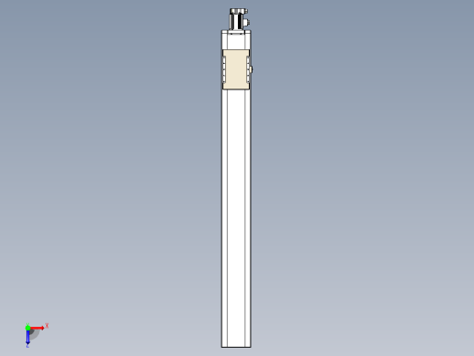 滚珠丝杠直线轴带导轨全封闭TPA-HCR-220D-3210C-L1900-M-Y-P1K-N3俯视缩略图