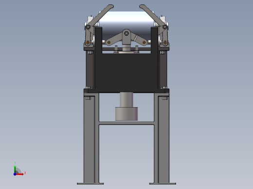 钢轨装夹夹具前视缩略图