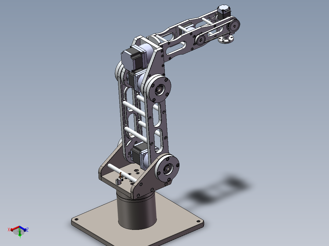 可生产的6轴机器人六轴机械臂（sw16可编辑+工程图+BOM）