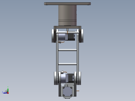 可生产的6轴机器人六轴机械臂（sw16可编辑+工程图+BOM）右视缩略图