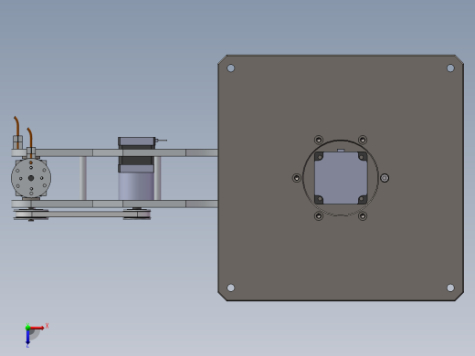 可生产的6轴机器人六轴机械臂（sw16可编辑+工程图+BOM）俯视缩略图