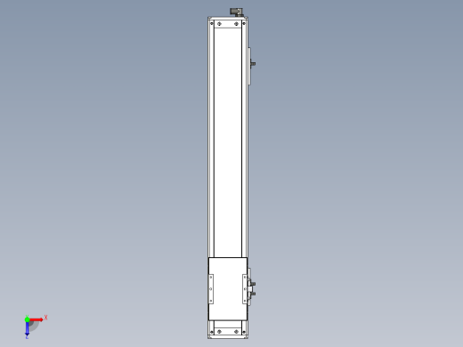 Toyo东佑达直线模组-ECH10-600-BM-100W俯视缩略图