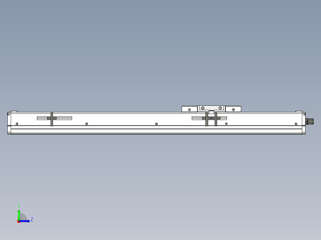Toyo东佑达直线模组-ECH12-450-M-C4反左视图