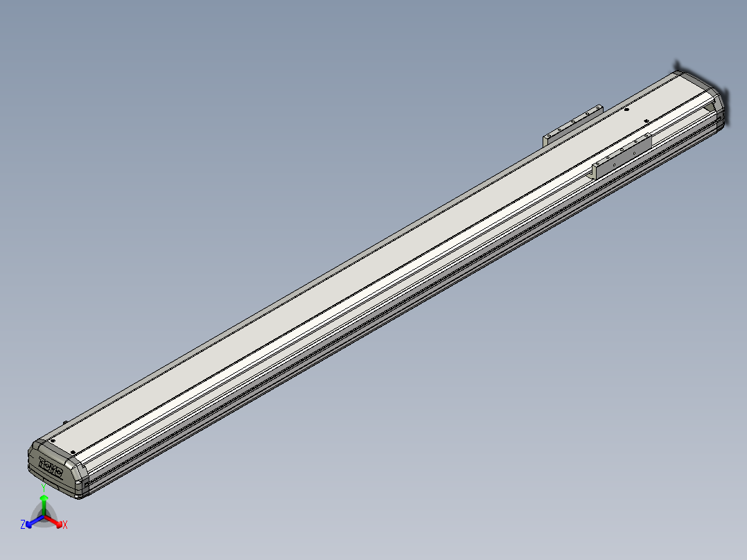 Toyo东佑达直线模组-ETH14-1250-M正等轴测图