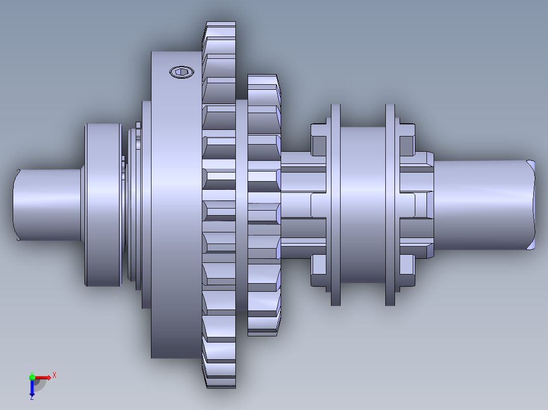 WH型滑块联轴器俯视图