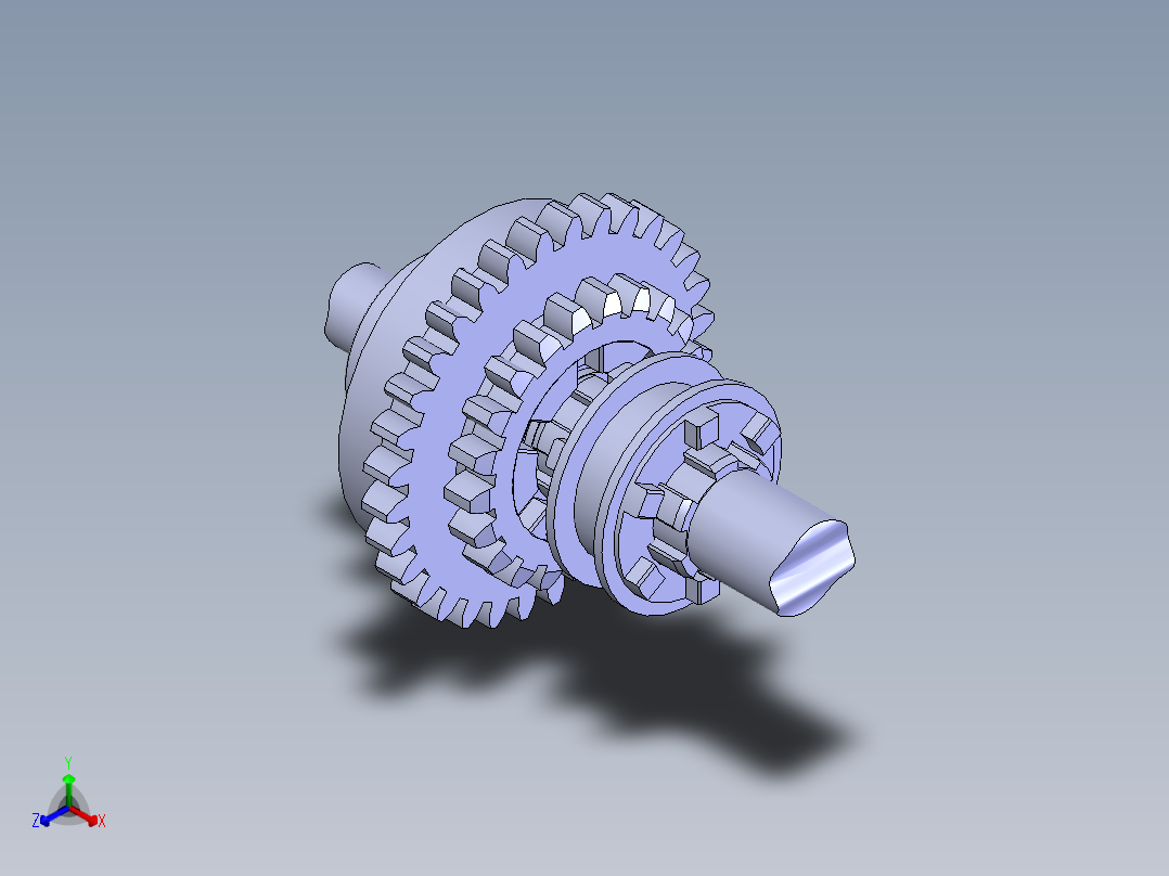 WH型滑块联轴器正等轴测图
