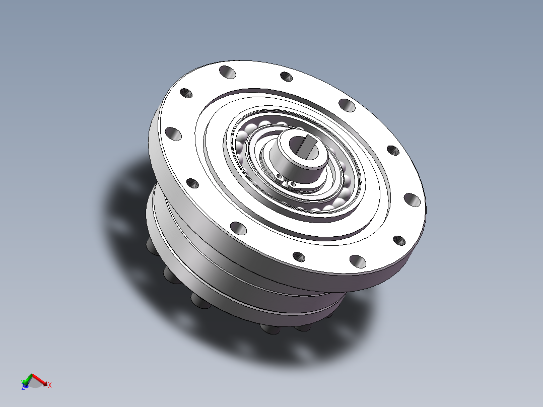 谐波减速器SolidWorks模型