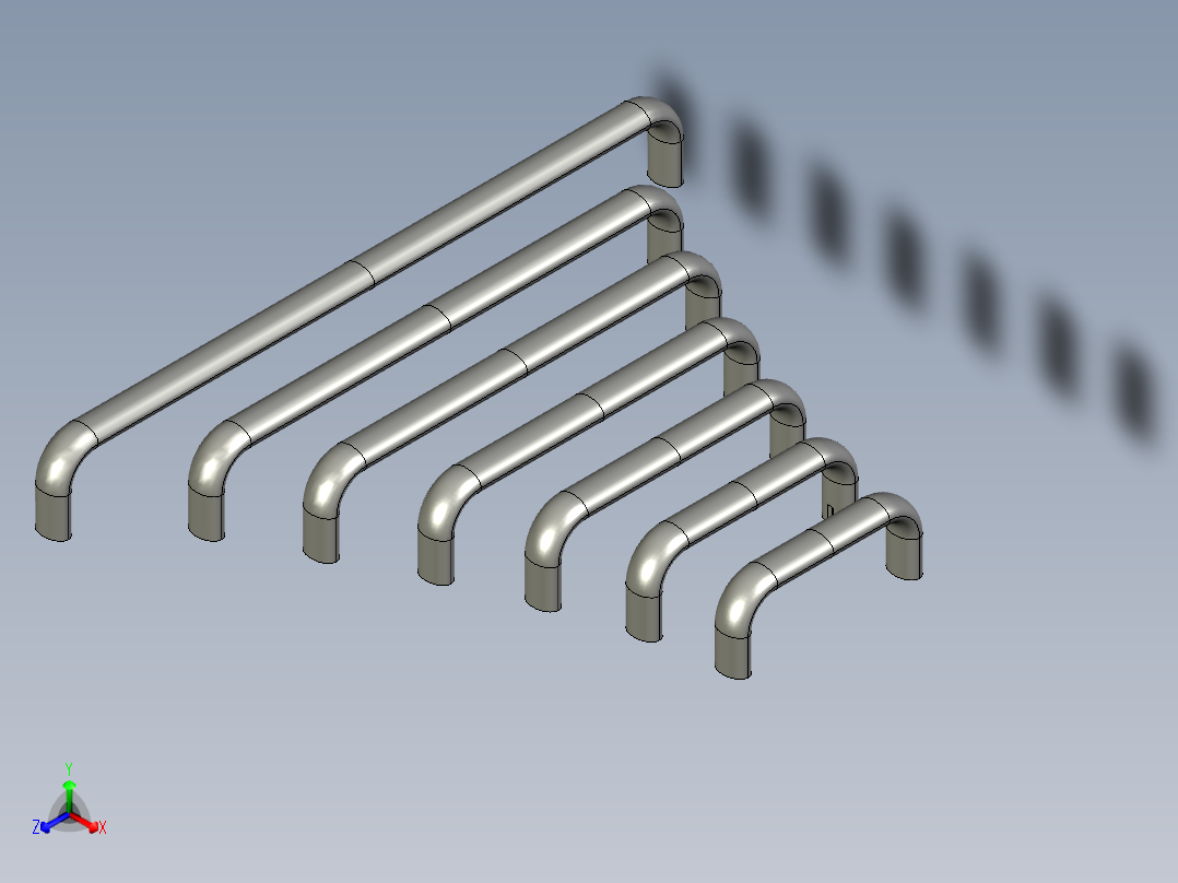 7种规格圆棒把手拉手