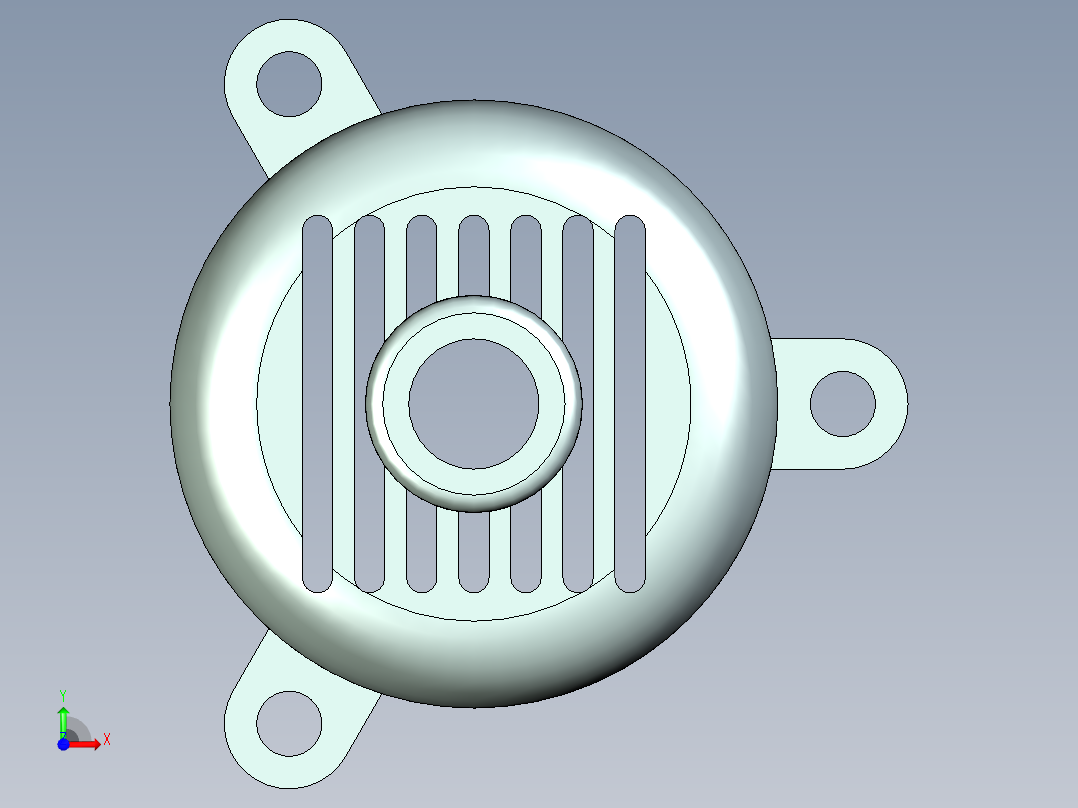 农用风车稻谷筛选机前视图