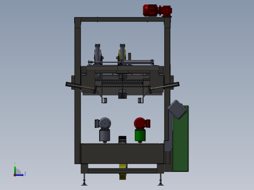 韩国全自动封箱机（上下驱动上下封）左视缩略图
