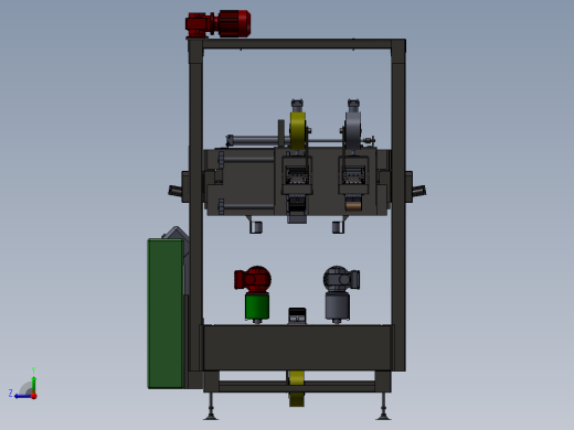 韩国全自动封箱机（上下驱动上下封）右视缩略图