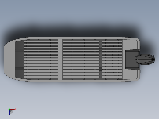 木质电动船设计模型151944===30俯视缩略图