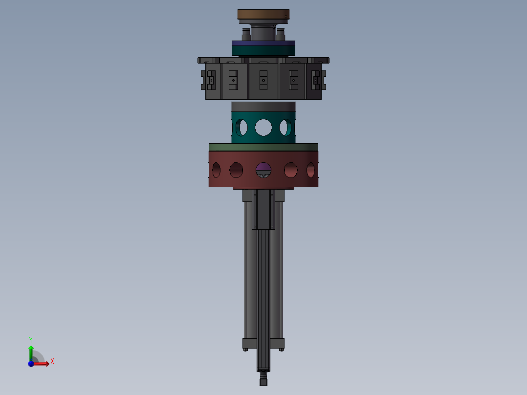 钳口校准器前视图