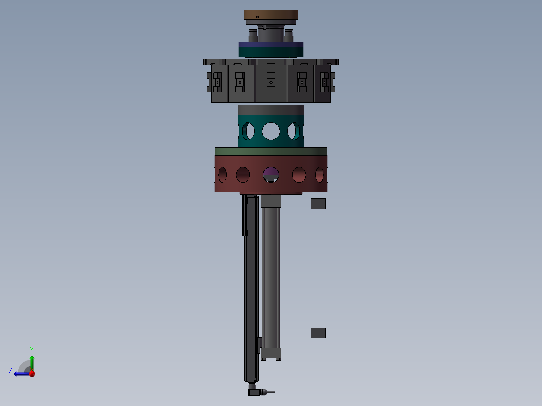 钳口校准器右视图