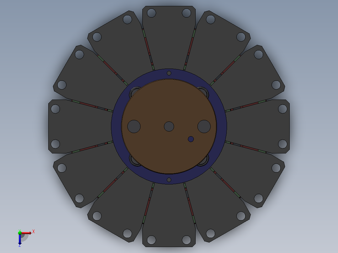 钳口校准器俯视图