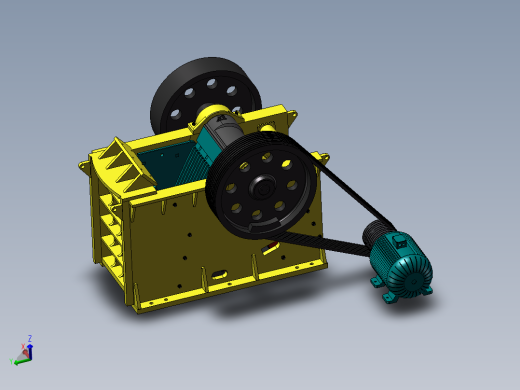 颚式破碎机传动系统