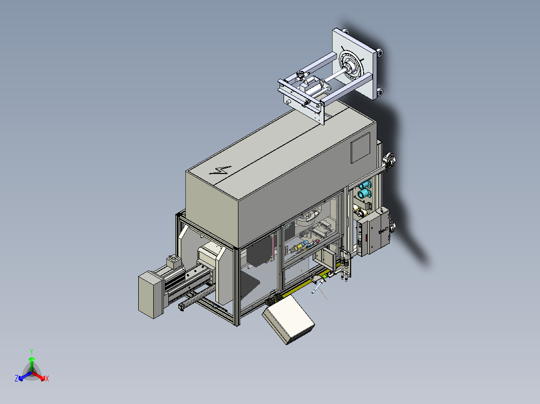 锁套压装正等轴测图