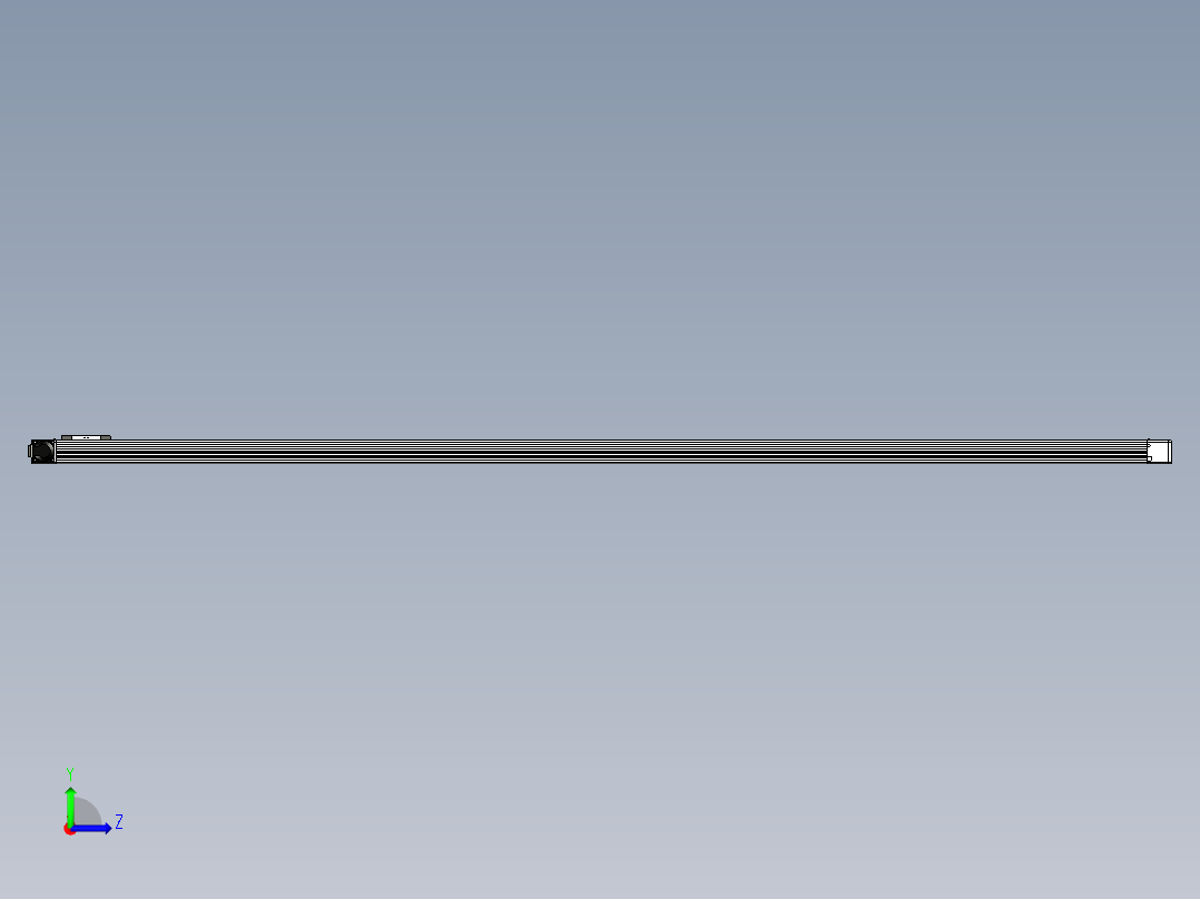 同步带滑台-欧规BC6-L120-S2900-L-P40-D3左视图