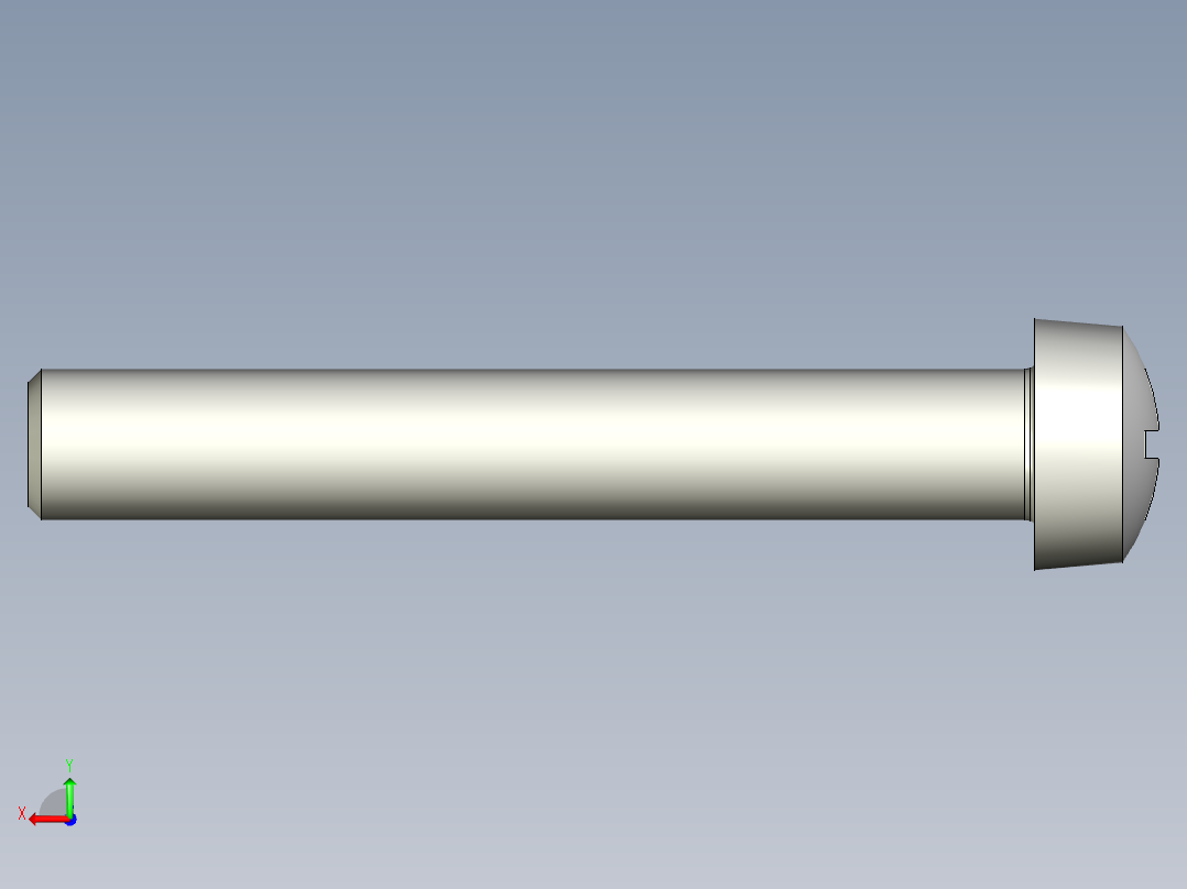 Cross_recessed_head-M12-80-40-10-20-12.stp螺钉-后视图